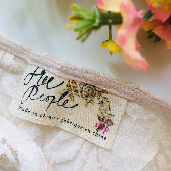 Free People Lace Floral Skater Dress or Cover Up - Picture 4 of 5